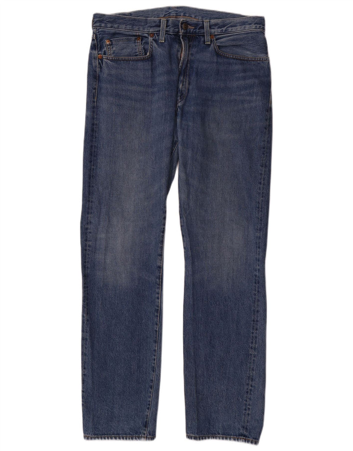 Blugi drepti pentru bărbați Levi's W34 L32 Bumbac albastru