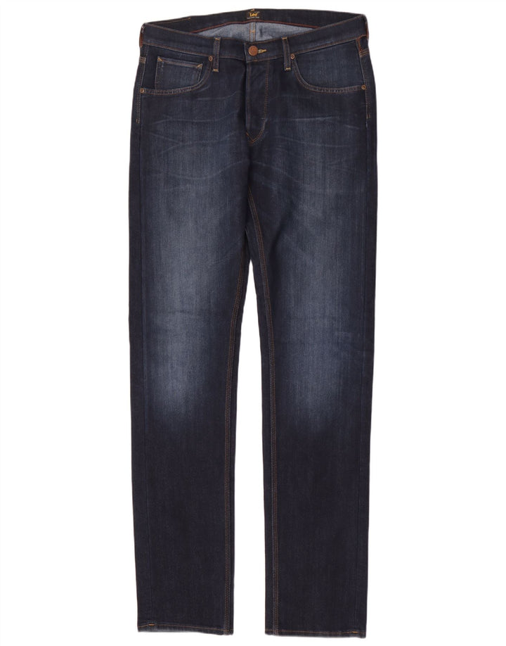 Blugi pentru bărbați Lee Daren Slim W33 L36 Bumbac bleumarin