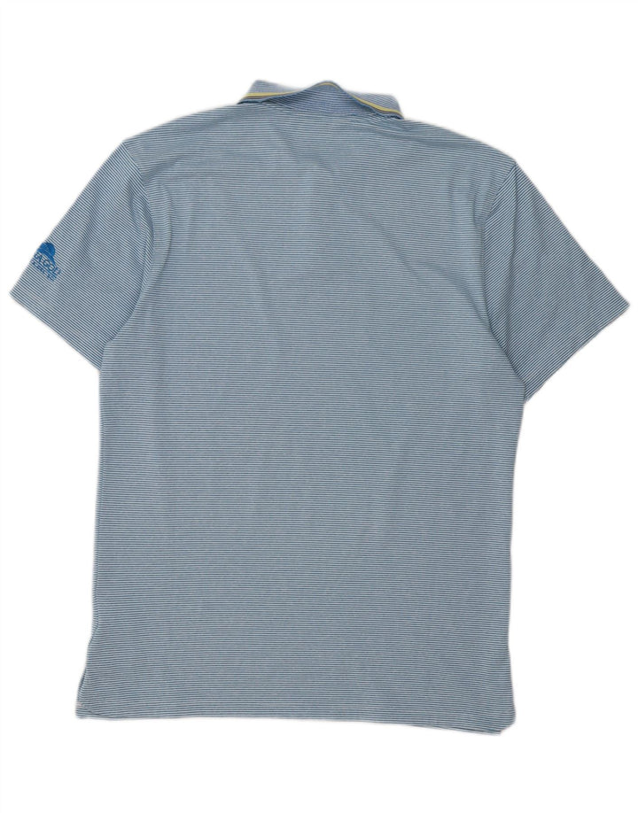 Tricou polo Nike pentru bărbați Dri Fit Poliester cu dungi albastre mici
