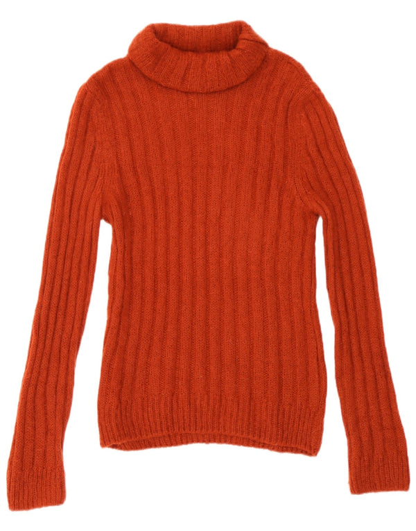Massimo Dutti Pulover cu gât rulat pentru femei UK 14 mare portocaliu