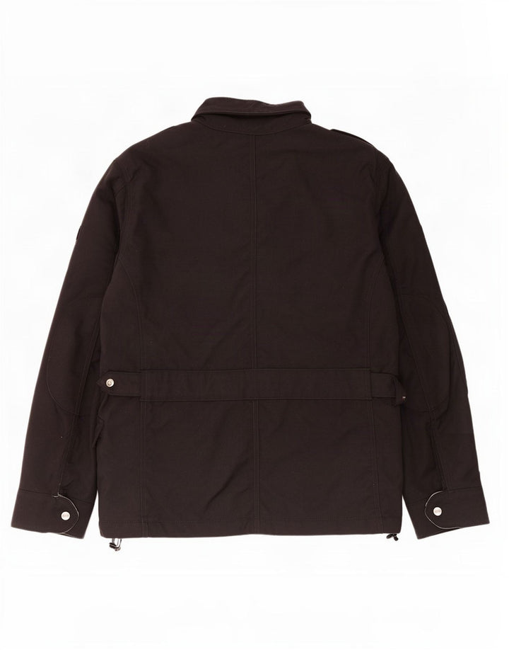 Jachetă militară pentru bărbați Woolrich UK 38, nailon mediu negru