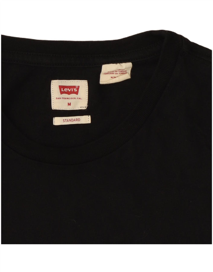 Tricou standard pentru bărbați Levi's Top mediu negru
