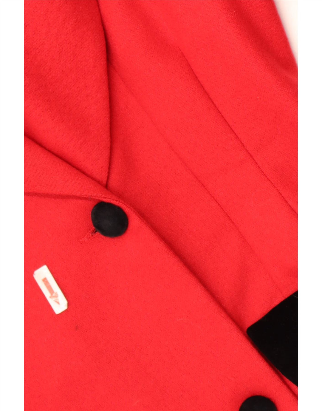 1957 Jachetă legendară pentru femei cu paragate IT 44 Medium Red Colorblock