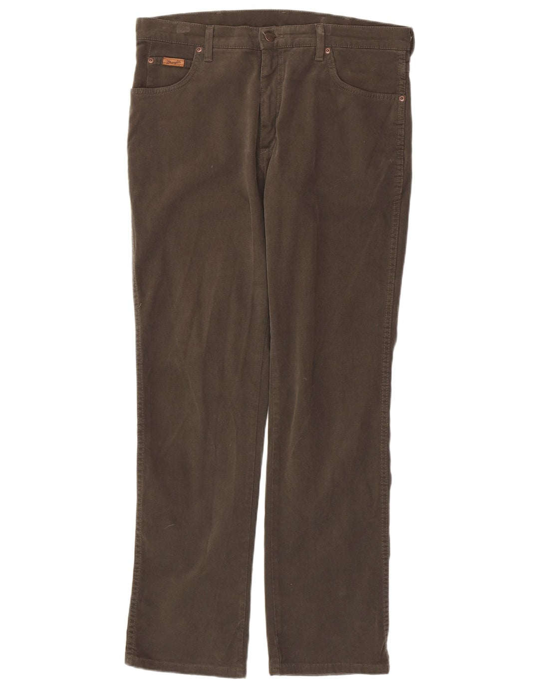 WRANGLER Pantaloni casual drepti pentru bărbați Texas Stretch W36 L34 bumbac maro