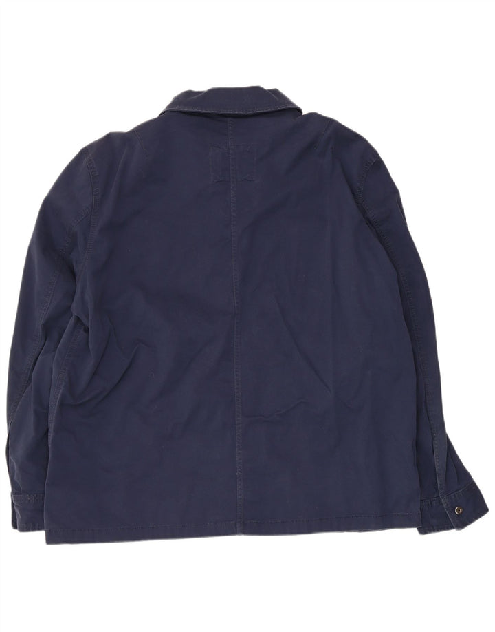 Jachetă pentru bărbați Marks & Spencer UK 46 3XL Bumbac bleumarin