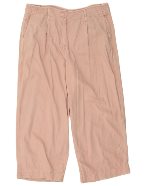 Pantaloni chino pentru femei Marks & Spencer UK 22 3XL W42 L28 roz bumbac