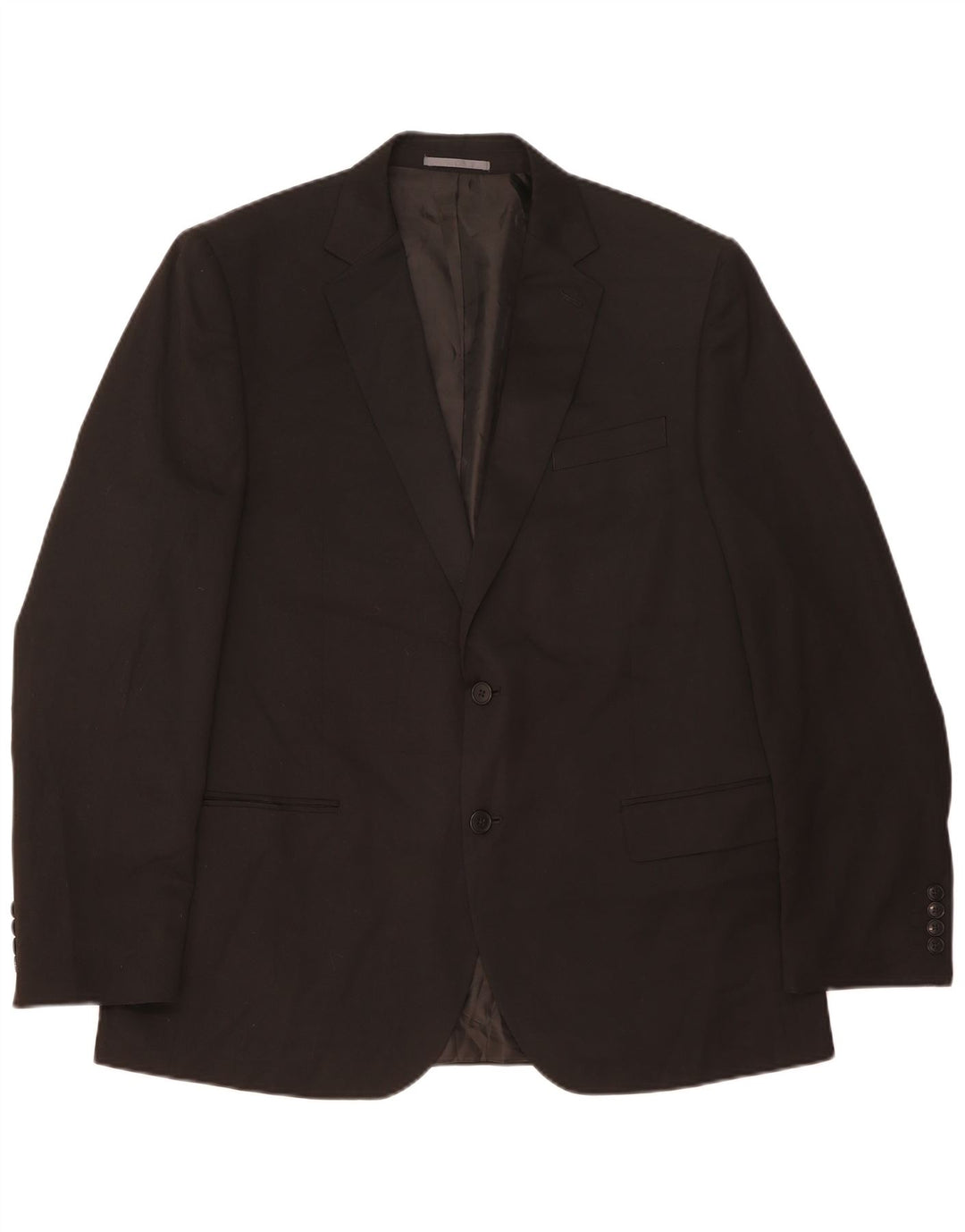 Jachetă pentru bărbați Marks & Spencer cu 2 nasturi, UK 44 XL, poliester negru