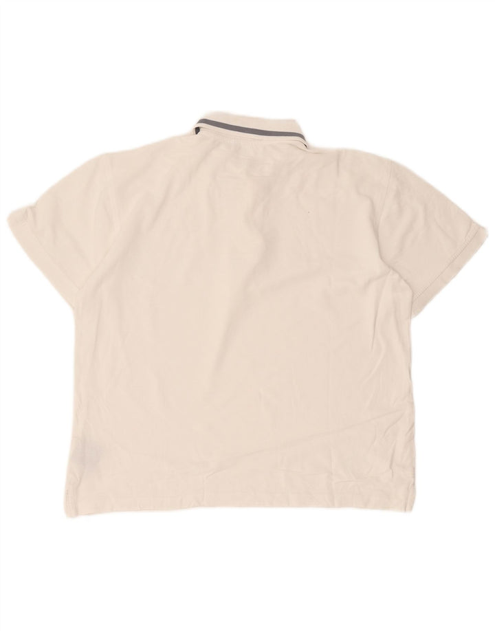Tricou polo pentru bărbați Diadora, mare, alb, bumbac