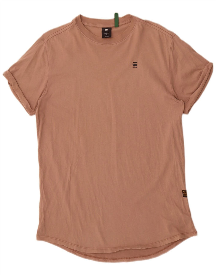 Tricou Bărbați G-Star Bumbac Bej Mic