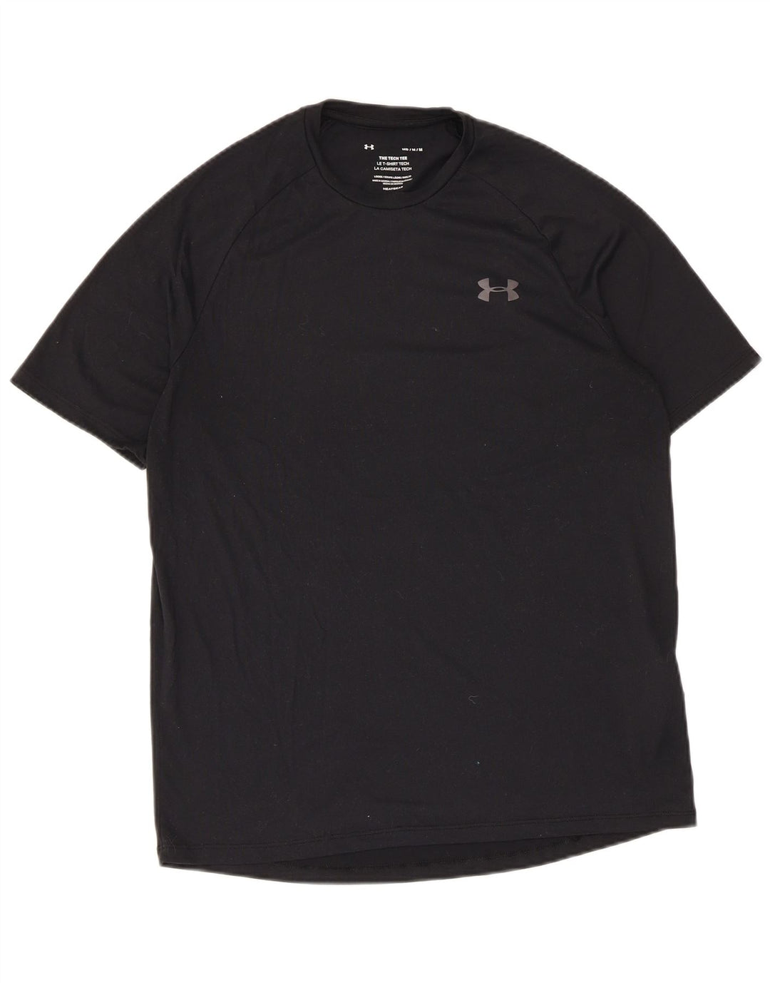 Tricou Under Armour pentru bărbați Heat Gear Top Mediu Poliester Negru