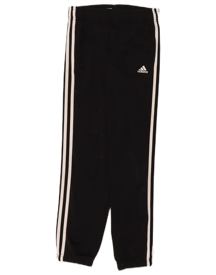 Pantaloni de trening Adidas baieti Joggeri 9-10 ani poliester negru