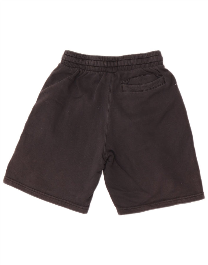 Pantaloni scurți sport Nike pentru băieți 10-11 ani, bumbac mediu negru