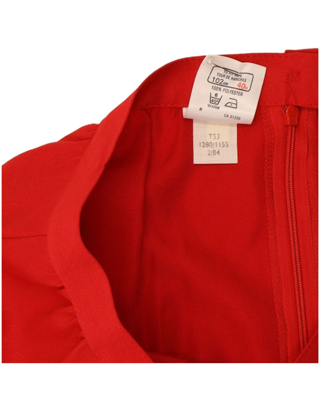 ST MICHAEL Womens A-Line Skirt UK 16 Large W30  Red Polyester