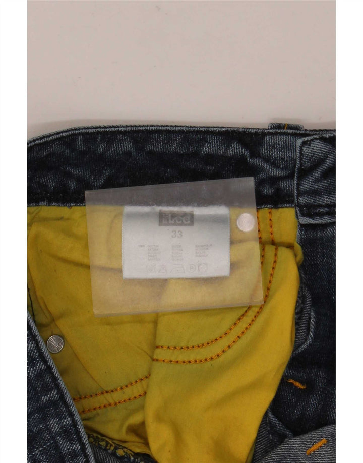Pantaloni scurți din blugi pentru bărbați Lee W33, bumbac albastru mediu