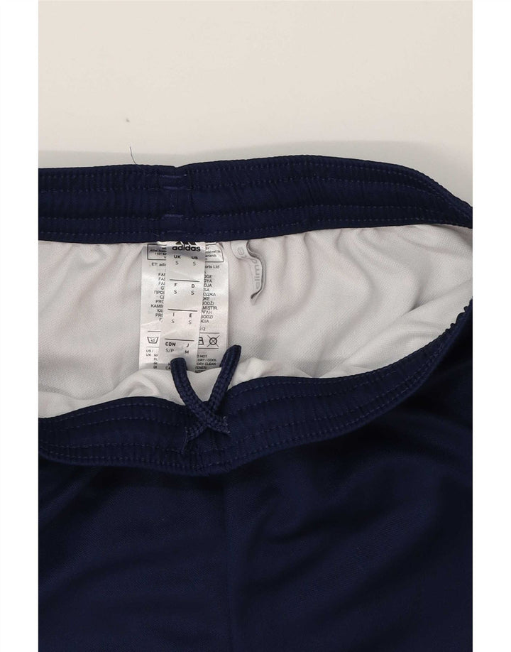 Pantaloni scurți sport pentru bărbați Adidas Climalite, poliester, albastru mic