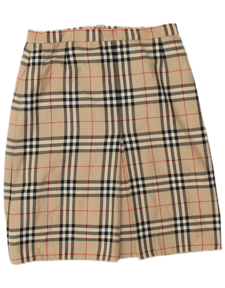 Fusta Creion Vintage pentru Damă W30 Medium Bej Check