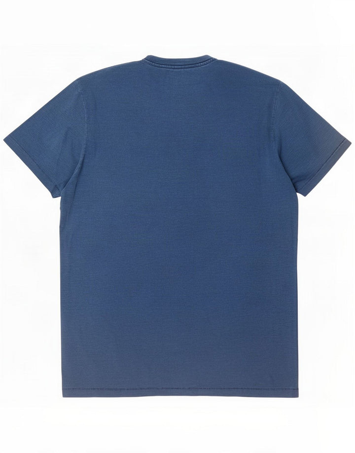 J. Crew Mens T-Shirt Top Medium Bleumarin Bumbac