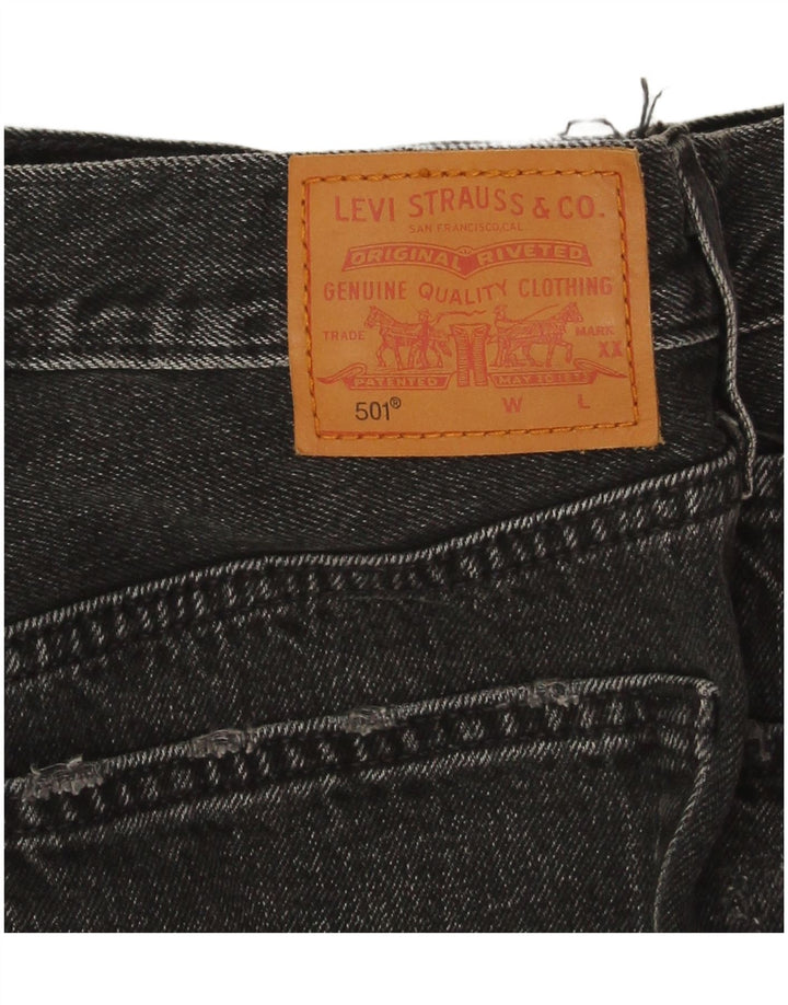 Pantaloni scurți Levi's 501 Denim W28 Medium Black