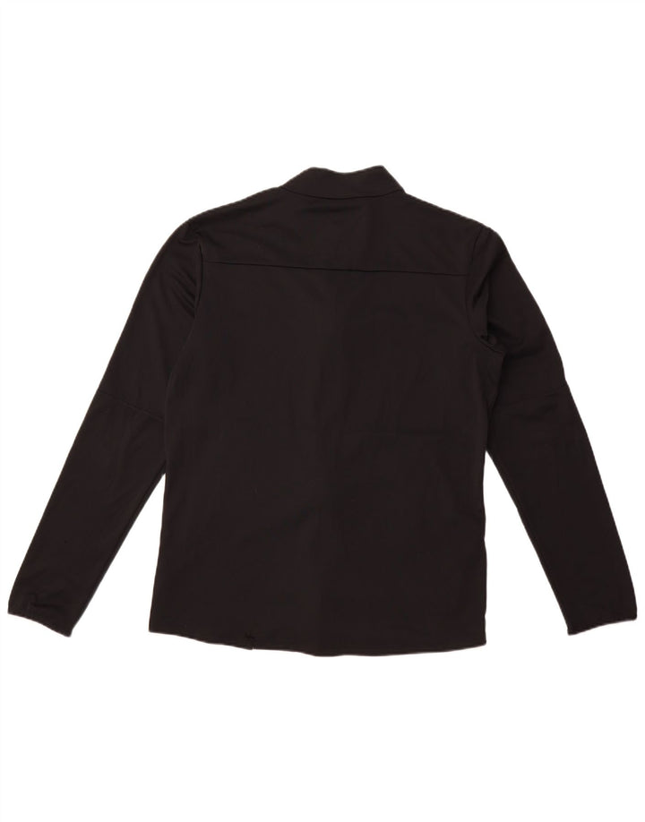 Jachetă de trening Nike Dri Fit pentru bărbați, poliester mediu negru