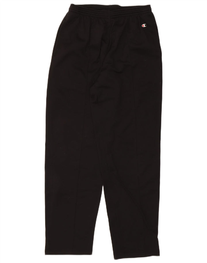 Pantaloni de trening Champion pentru bărbați, poliester mediu negru