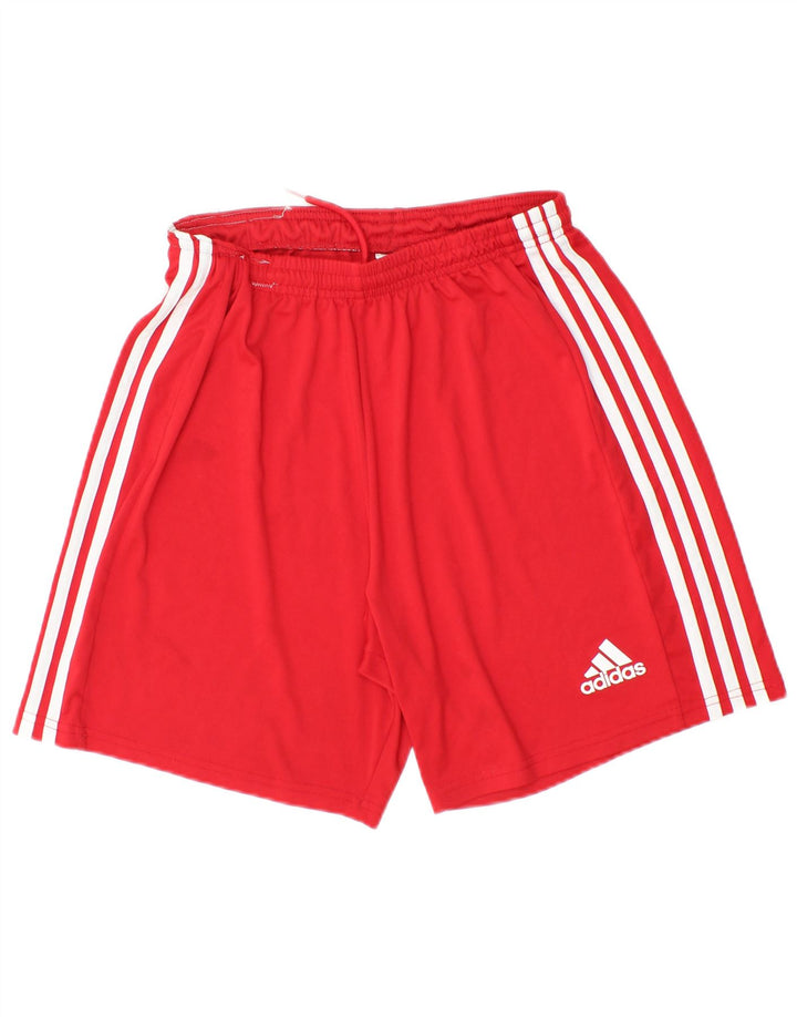 Pantaloni scurți sport pentru bărbați Adidas, roșu mediu
