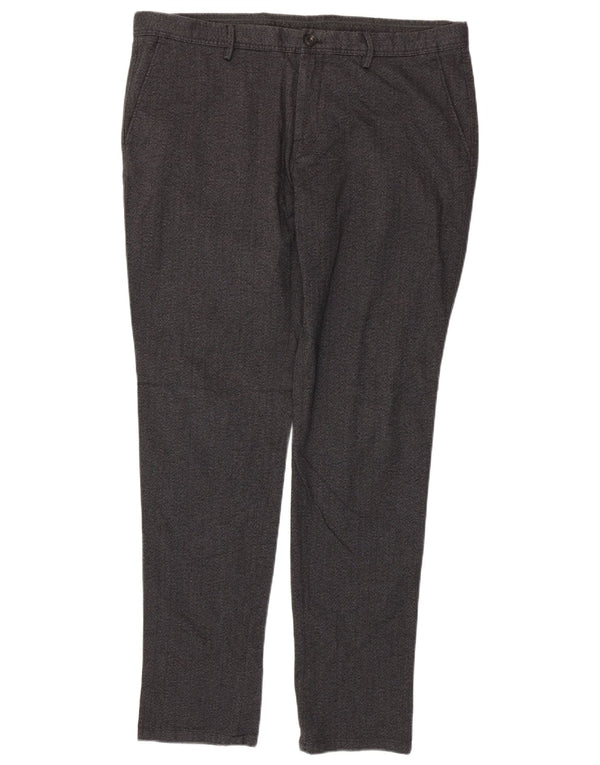 Massimo Dutti Pantaloni chino subțiri pentru bărbați EU 48 XL W38 L33 bumbac gri
