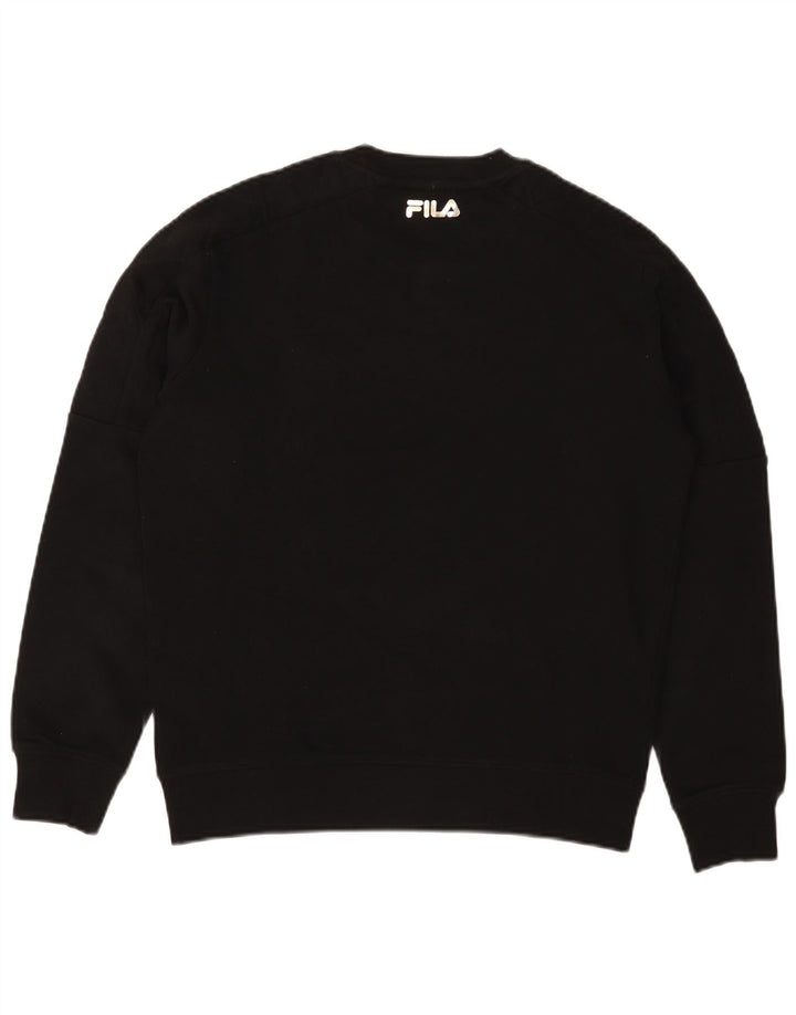 Hanorac Bărbați FILA Pulover XS Bumbac Negru