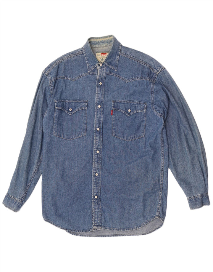 Cămașă de blugi pentru bărbați Levi's, albastru mic