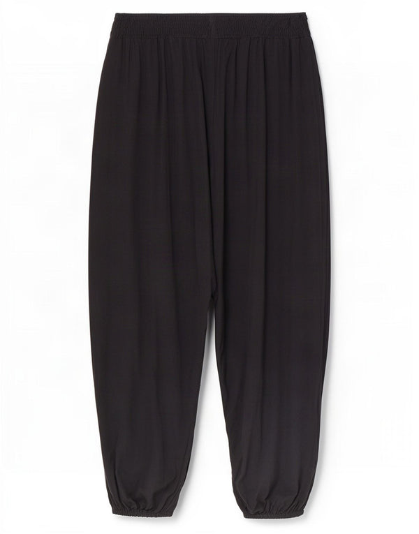 Pantaloni harem pentru femei Marks & Spencer Medium W28 L26 Black Viscose