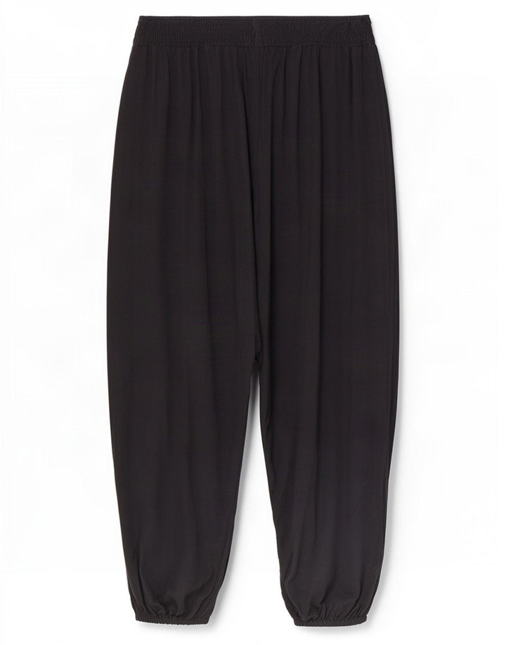 Pantaloni harem pentru femei Marks & Spencer Medium W28 L26 Black Viscose