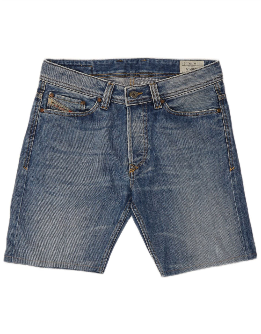 Pantaloni scurți Diesel Viker Denim W29 Medium Blue Bumbac