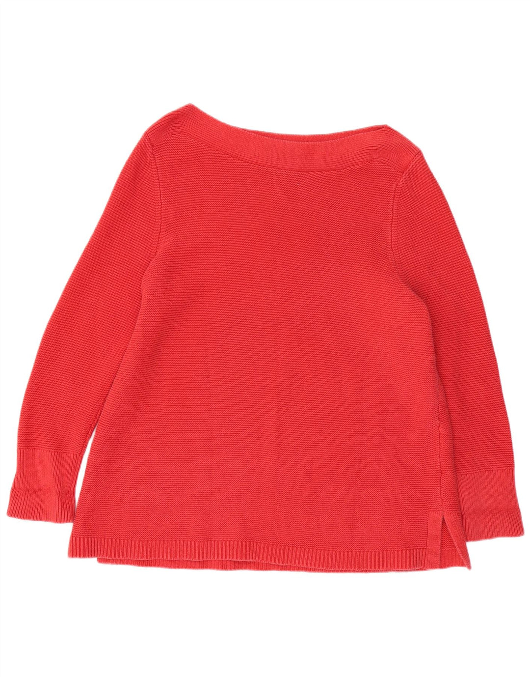 WHITE STUFF Pulover pentru femei cu gât de barcă UK 22 3XL Bumbac roșu