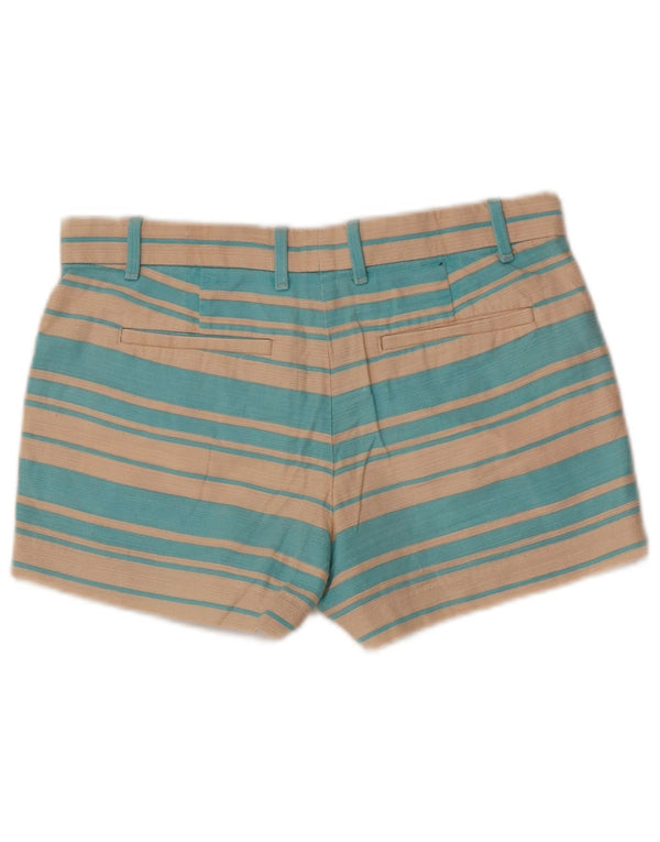 Pantaloni scurti chino pentru femei Gap UK 4 XS W28 bumbac cu dungi bej