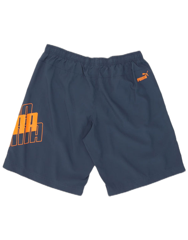 Pantaloni scurți sport grafic Puma pentru bărbați, mari bleumarin