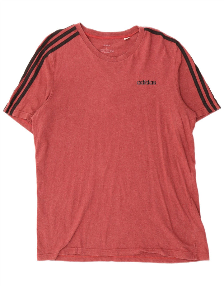 Tricou pentru bărbați Adidas Top mare bumbac roșu