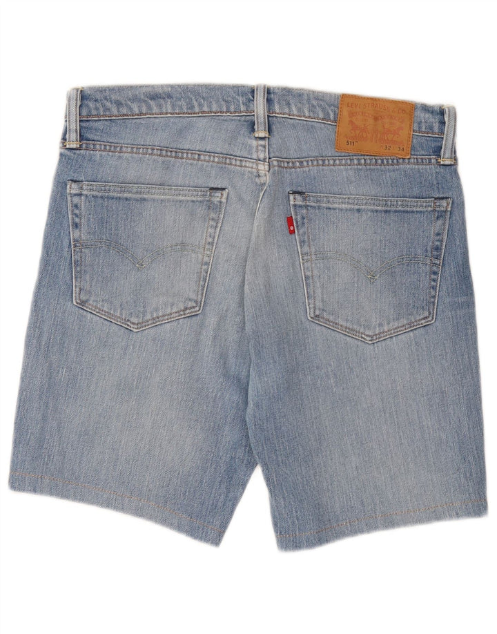 Pantaloni scurți Levi's 511 Denim W32 Medium Blue Bumbac