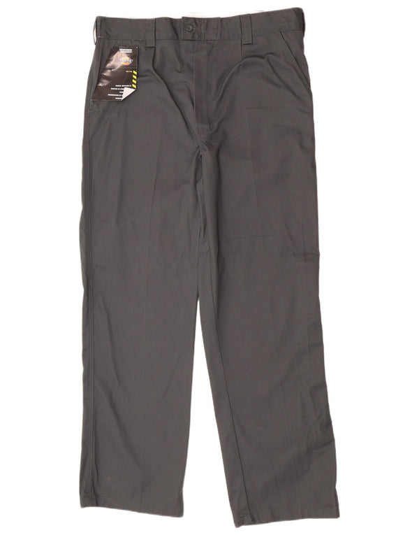 Pantaloni chino drepți pentru bărbați Dickies W38 L32 poliester gri