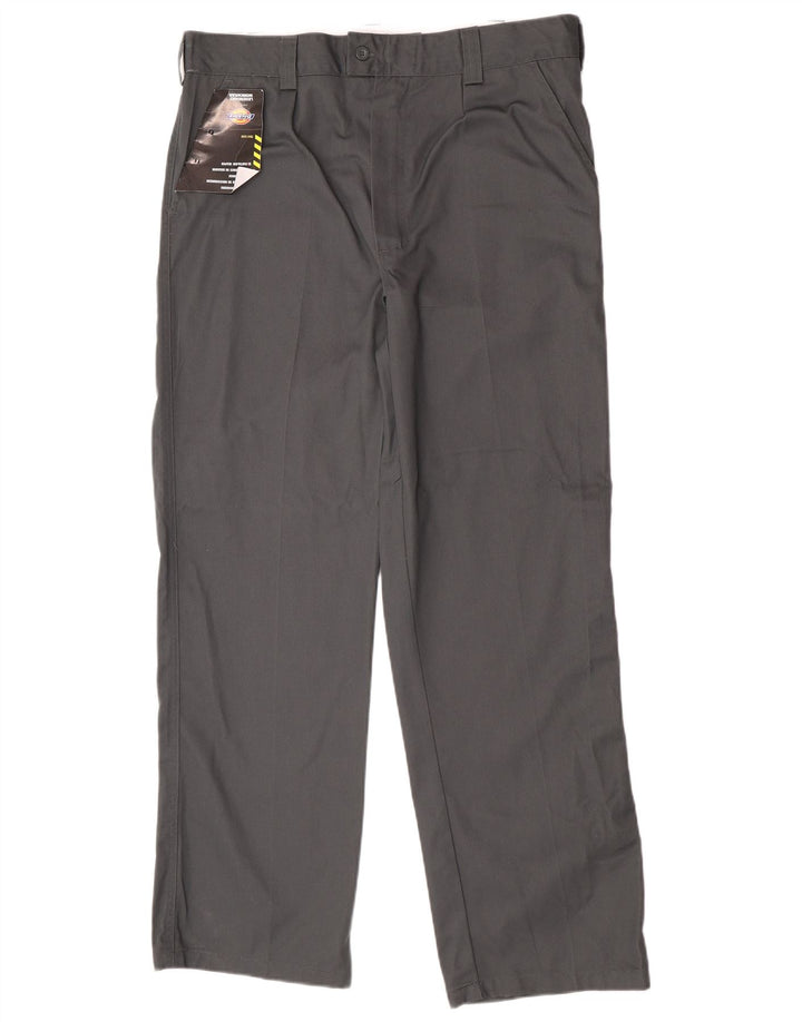Pantaloni chino drepți pentru bărbați Dickies W38 L32 poliester gri