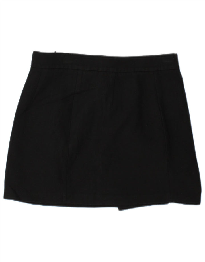 Fusta Mini Zara Femei Mic W27 Poliester Negru