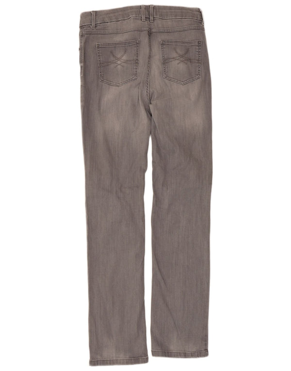 Blugi drepti pentru femei Marks & Spencer UK 14 Large W32 L31 Gri Bumbac