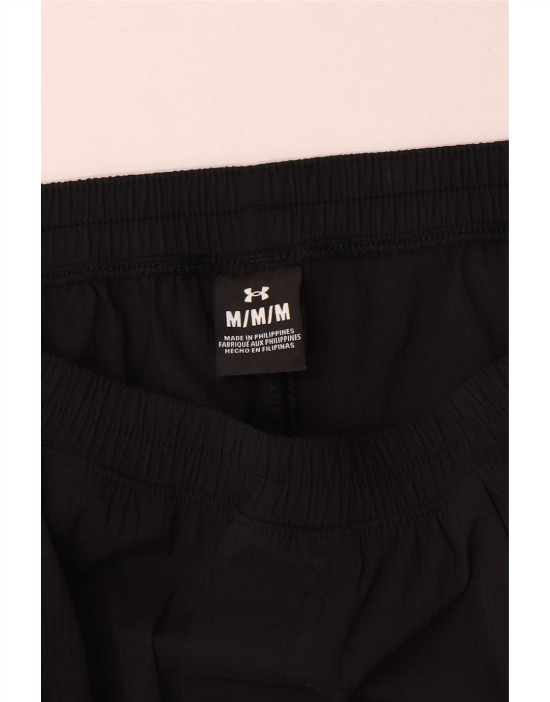 Pantaloni de trening Under Armour pentru bărbați cu picioare largi, nailon mediu negru