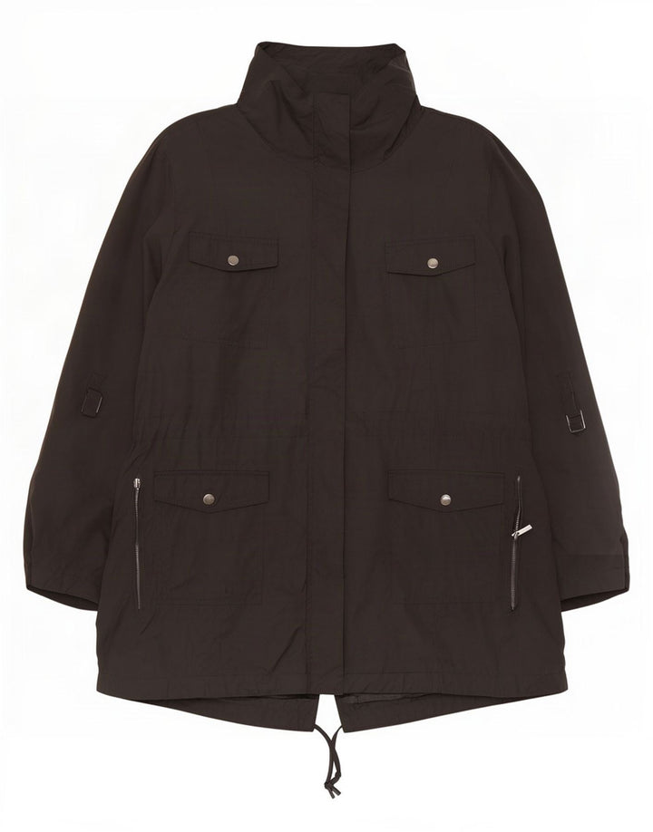 Jachetă parka supradimensionată pentru femei Marks & Spencer Autograph UK 20 2XL Negru