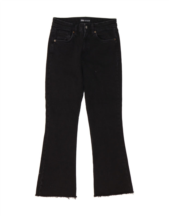 ZARA Womens Bootcut Jeans EU 38 Small W28 L26 Black Vintage Zara and Second-Hand Zara from Messina Hembry 