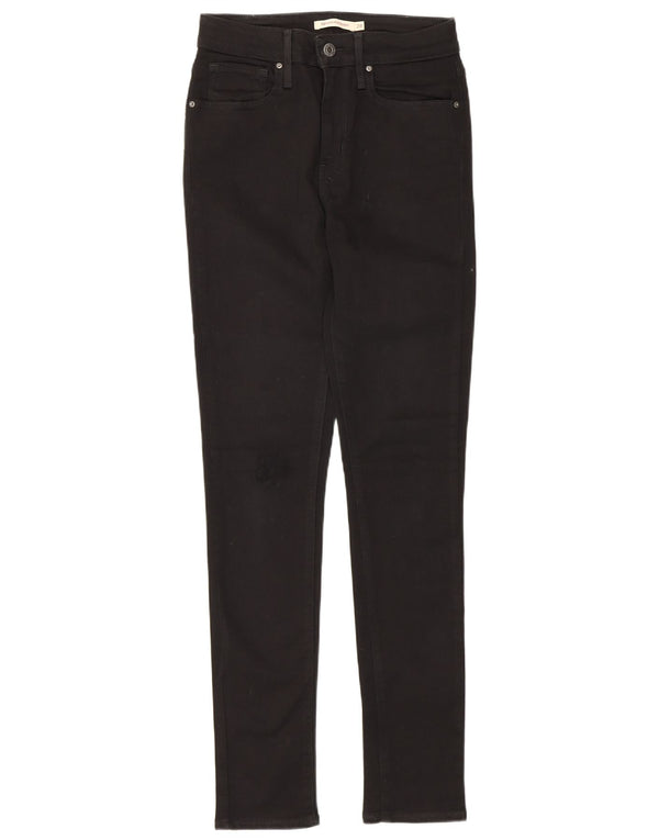 Blugi skinny cu talie înaltă 721 Levi's pentru femei L28 L30, bumbac negru