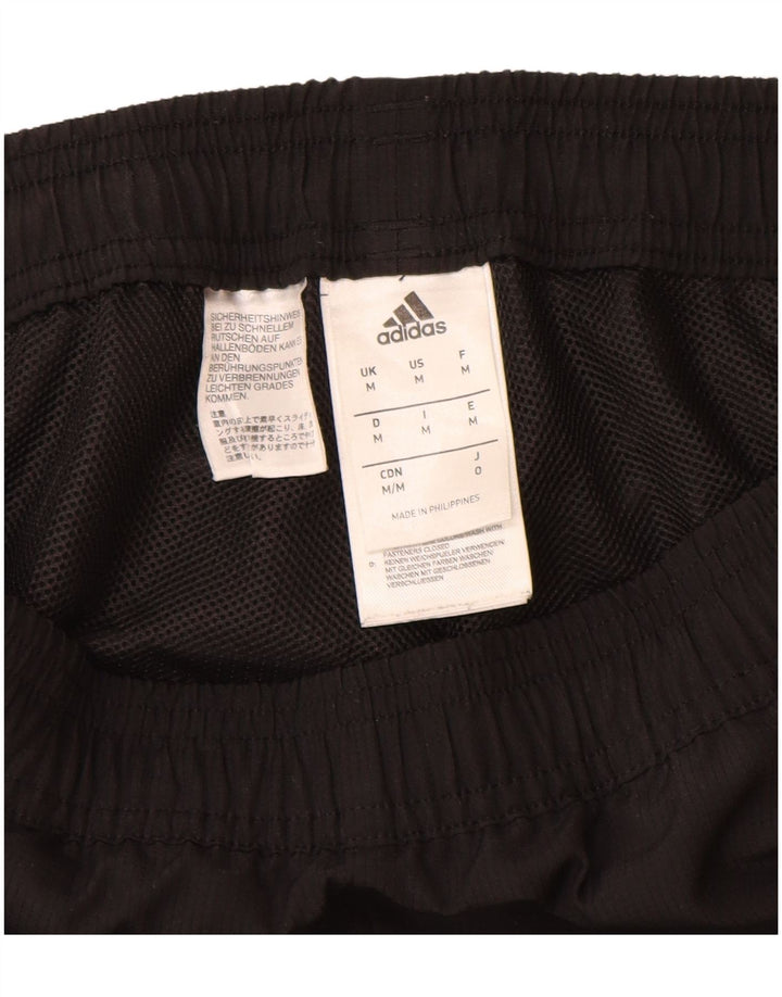 Pantaloni de trening Adidas Climalite pentru bărbați, poliester mediu negru