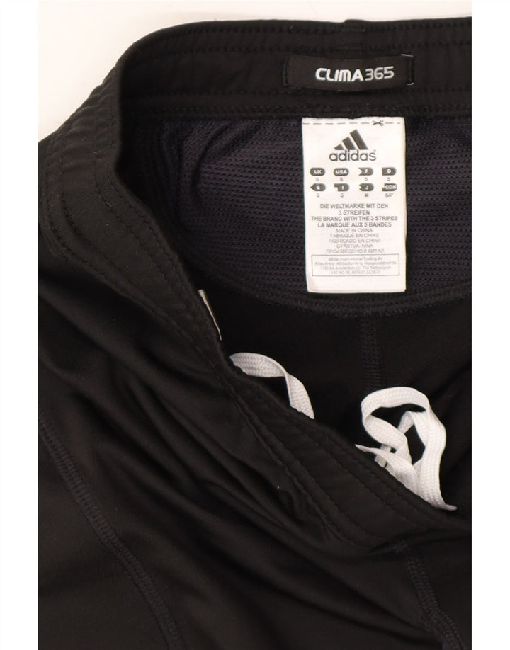 ADIDAS Womens Clima 365 Tracksuit Trousers Small Black Polyester Vintage Adidas and Second-Hand Adidas from Messina Hembry 