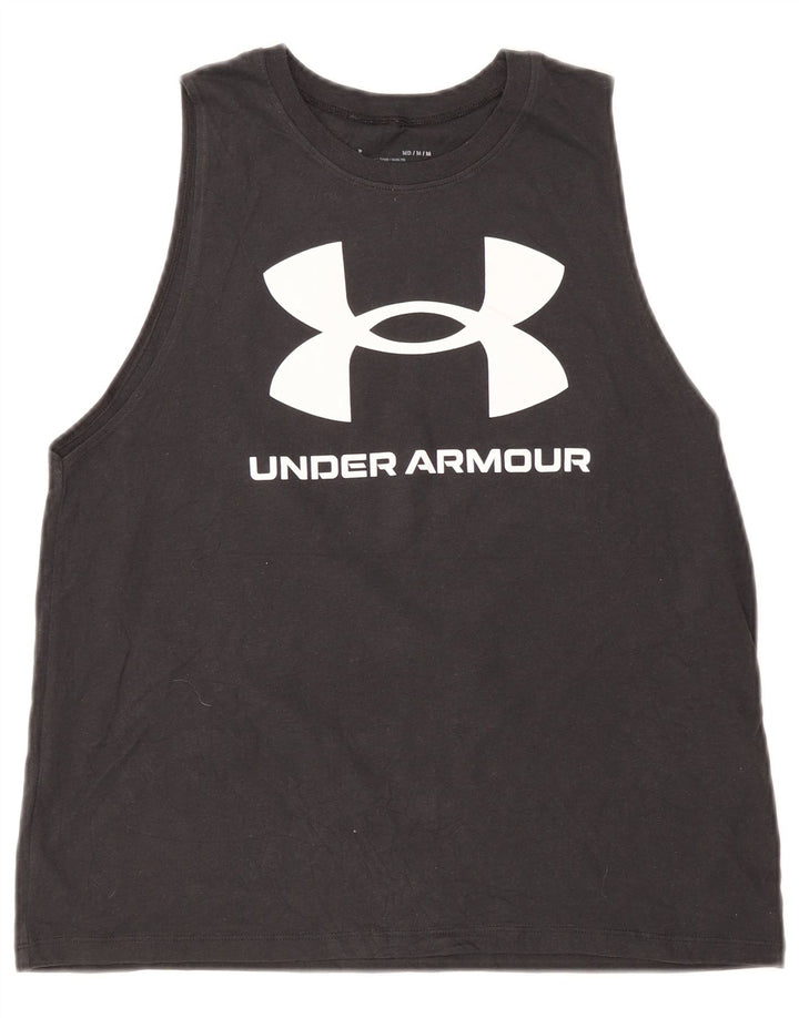 Vesta grafică pentru femei Under Armour UK 12, bumbac mediu negru