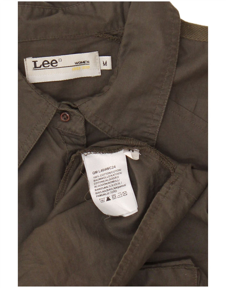 Rochie A-Line Cargo Lee pentru femei UK 14 Bumbac kaki mediu