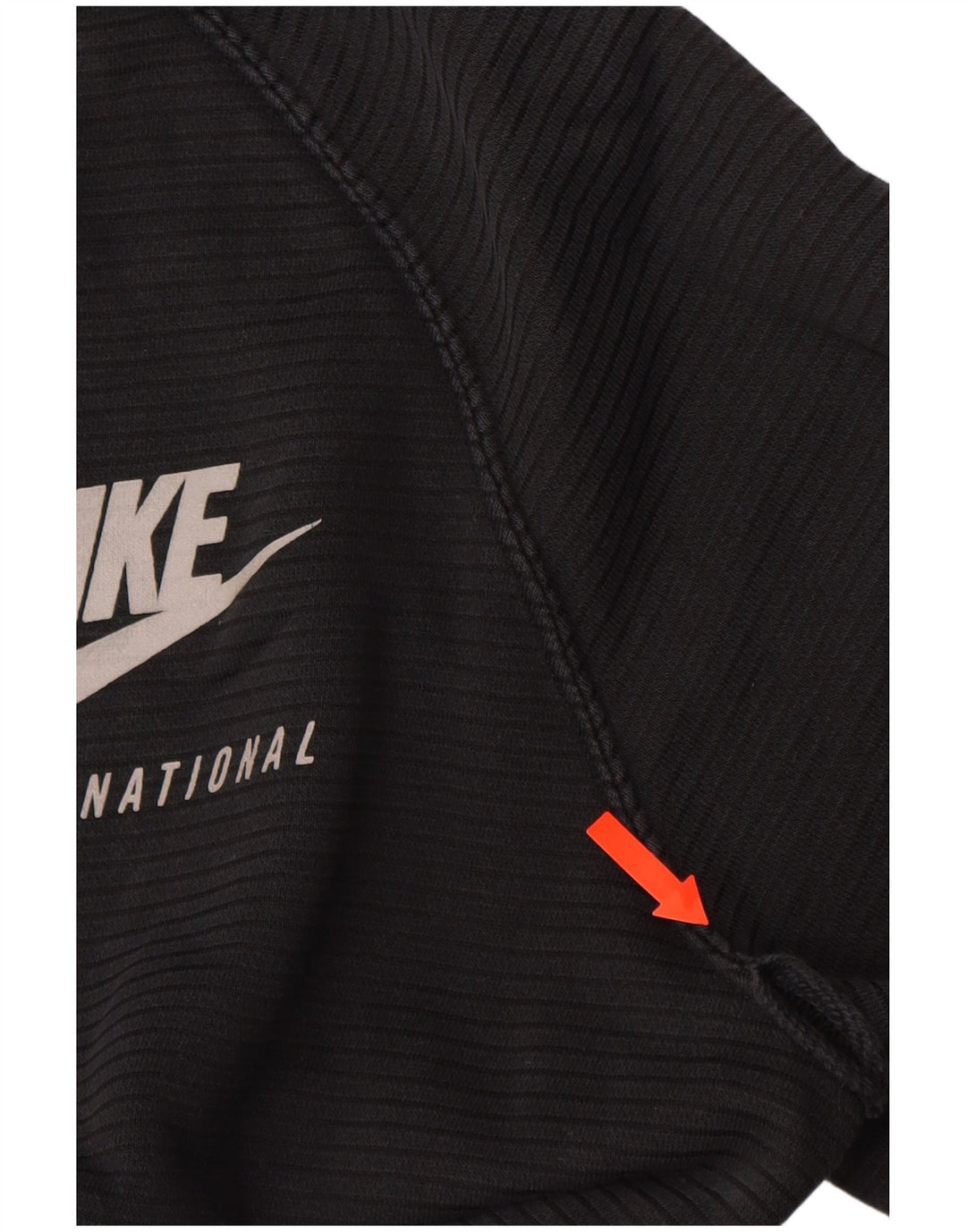 Pulover NIKE pentru bărbați, bumbac mare cu dungi negre