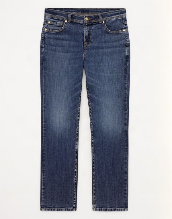 Blugi drepti pentru femei Marks & Spencer UK 14 Large W32 L29 Blue Bumbac